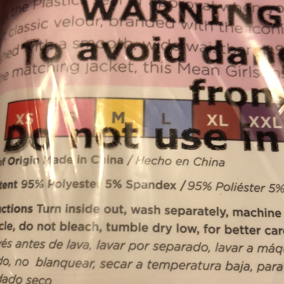 NIB Juicy Couture X Means Girls ( Ladies Pull On Velour Pants - Picture 5 of 6